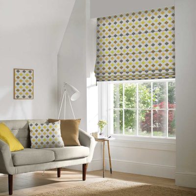 Brocade-Flaxen-Roman-Blind