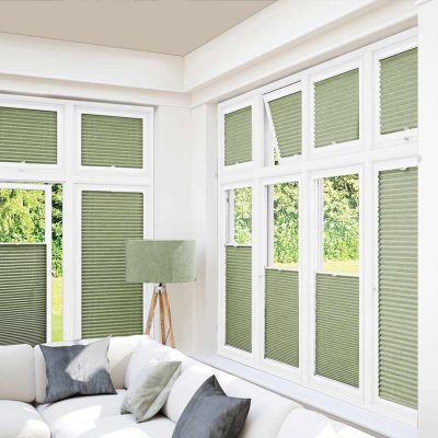 Darby Pistachio Honeycomb Blinds