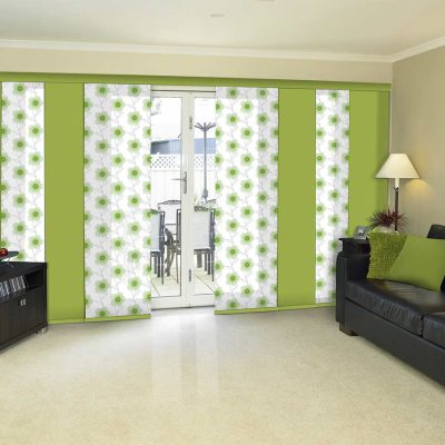 Lineflower Apple Panel Blinds