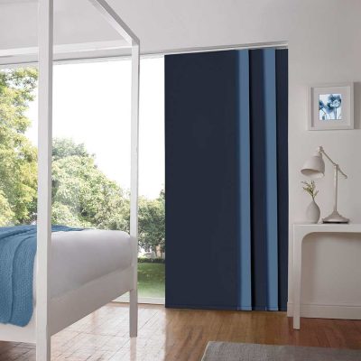 Porto Blue Panel Blinds