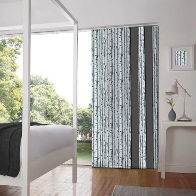 Woodland Black Panel Blinds